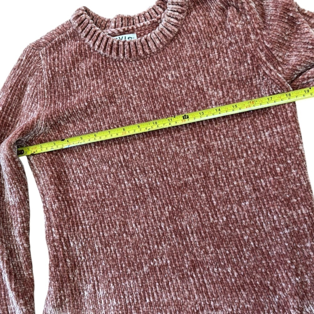 Orvis Ribbed Velvet Dusty Rose Pink Sweater Women’s XS Valentines Day Spring - Picture 10 of 13